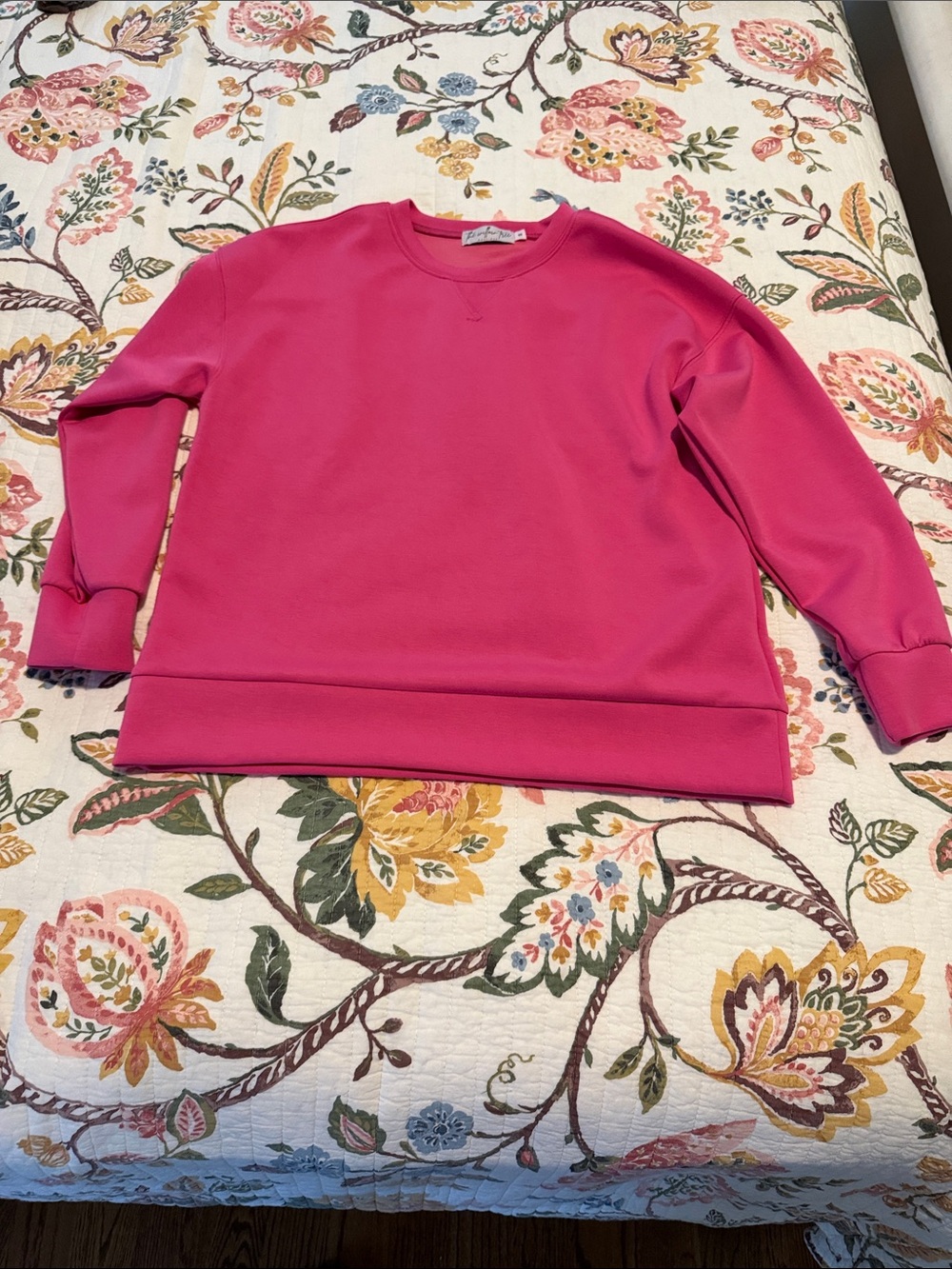 Women’s Pink Crewneck Sweatshirt by The Willow Tree Boutique